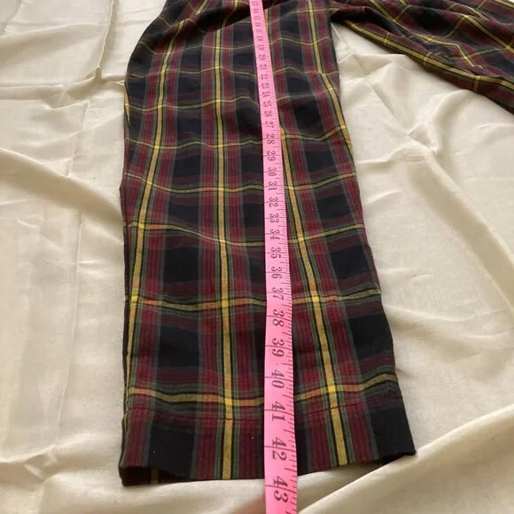 high waisted tapered tartan pants - Picture 9 of 9